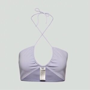 Sunday Best CORA Halter Bikini Top LAVENDER.